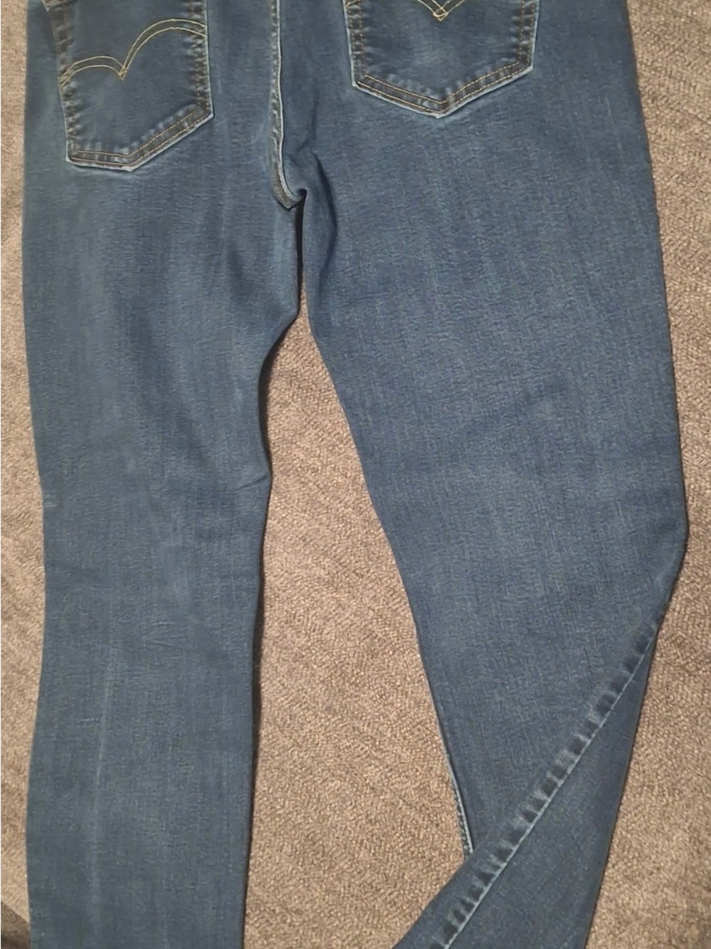 Levi's Slim Straight Jeans in Blue Denim